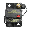 100 amp manual reset surface mount thermal circuit breaker with red reset button