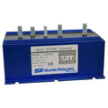 Blue multi battery isolator 12033A with terminal posts and product label, power part