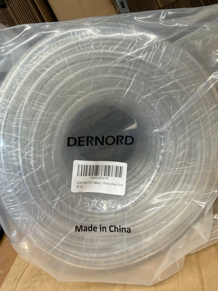 1/4"ID X 3/8"OD Flexible Clear Vinyl Hose 100 Feet