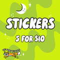 5 Stickers for $10 Vinyl Sticker Deal Pack (no bumper stickers)