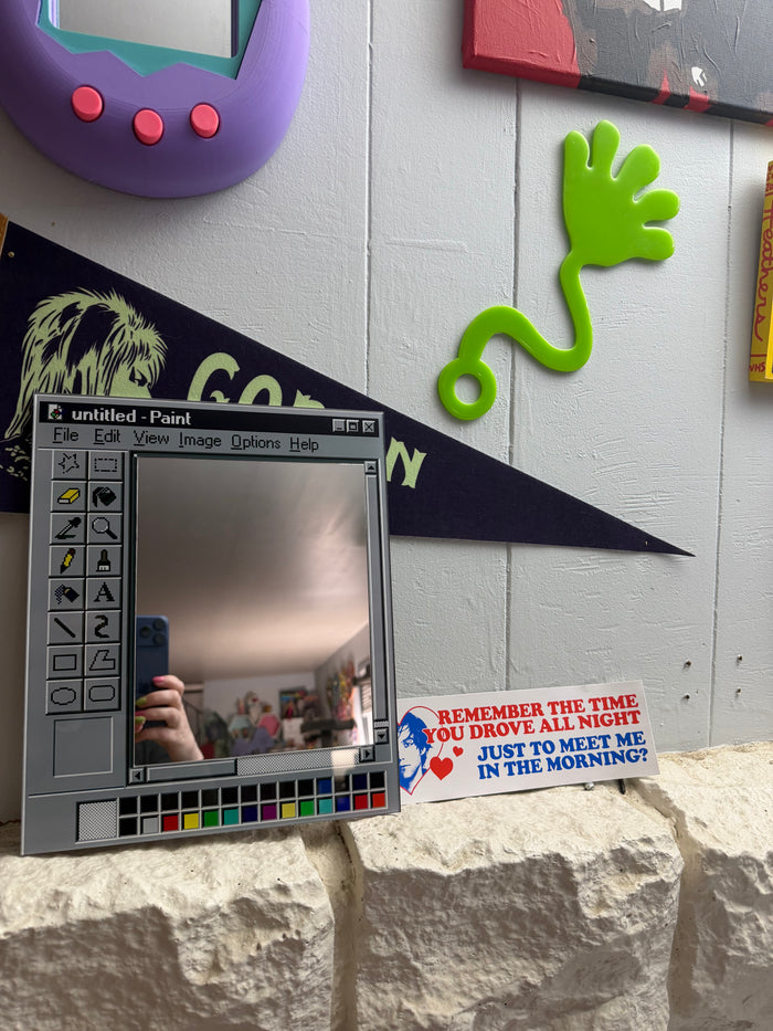 Paint 90's  Wall Art Mirror