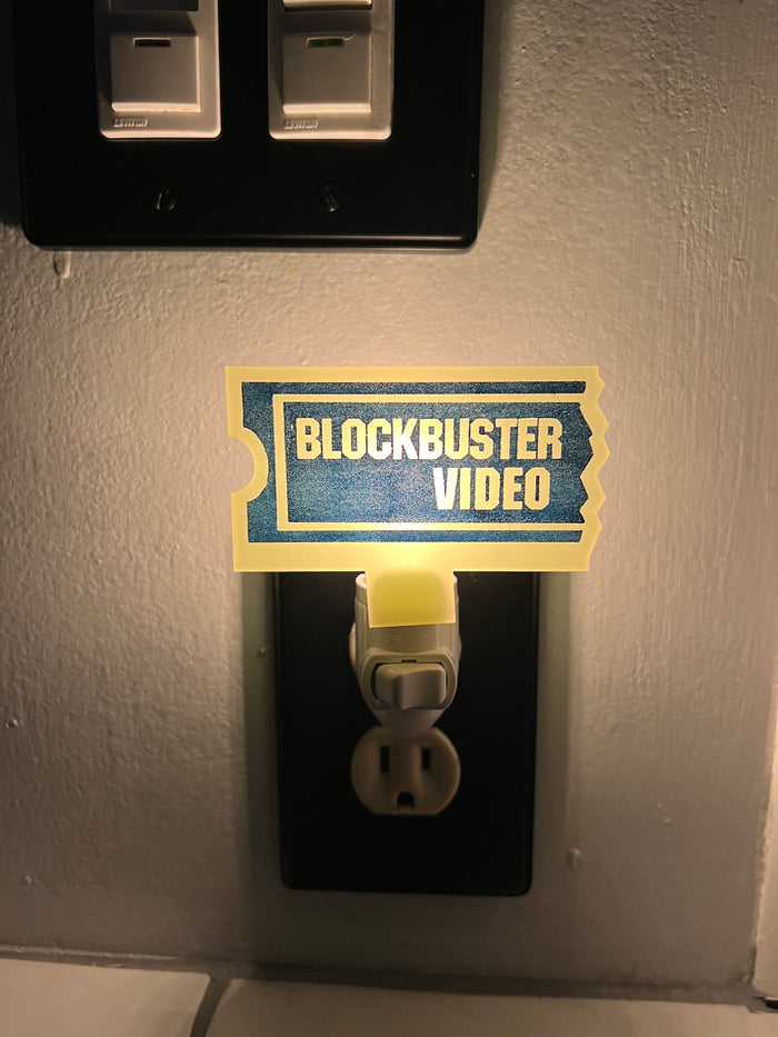 Blockbuster Video Acrylic Night Light