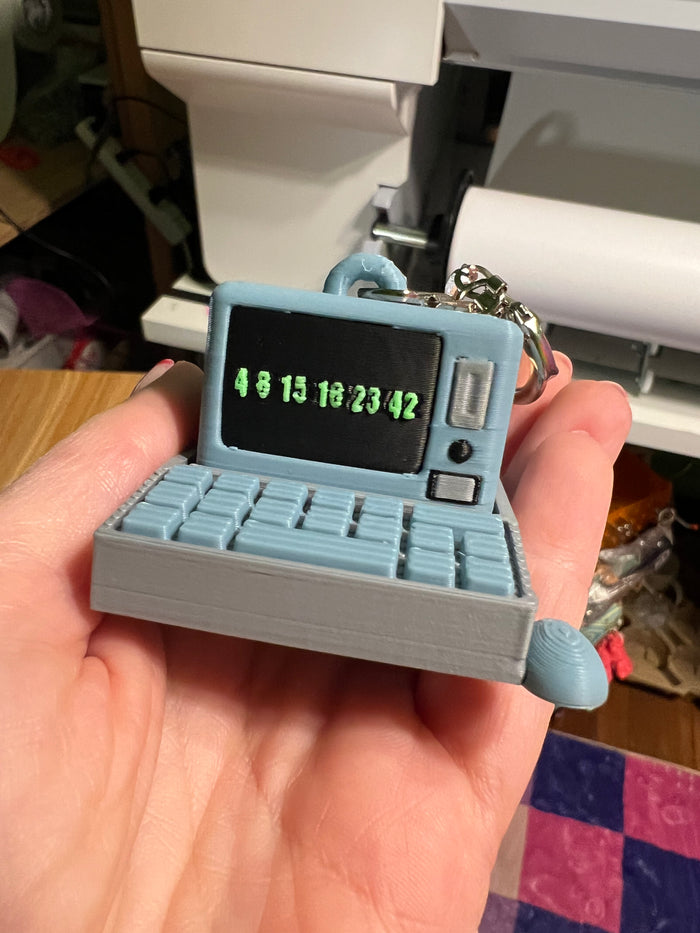Computer Dharma Initiative Lost Numbers Fidget Clicker Toy