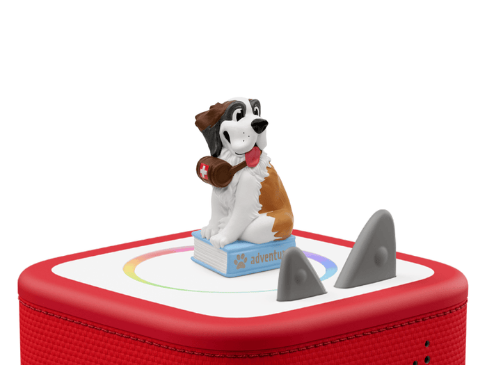Animal Adventures: Barry, Buddy & Swansea Jack Tonie on a red Toniebox 2 ready to play audio stories and songs