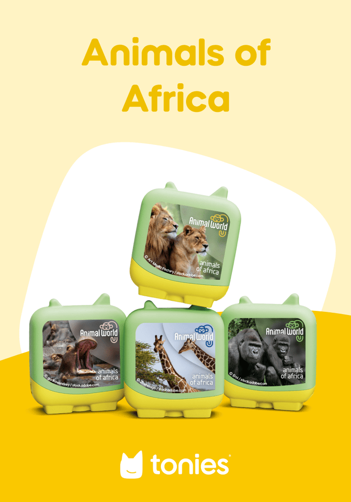 Clever Tonies Set Animals of Africa | Illustration