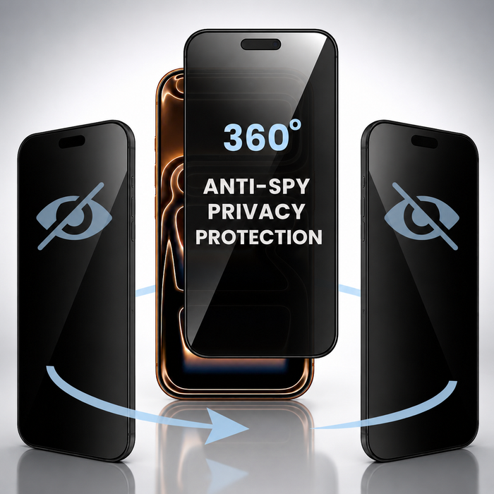 Anty-spy 360° Privacy Tempered Glass for iPhone 18 Pro