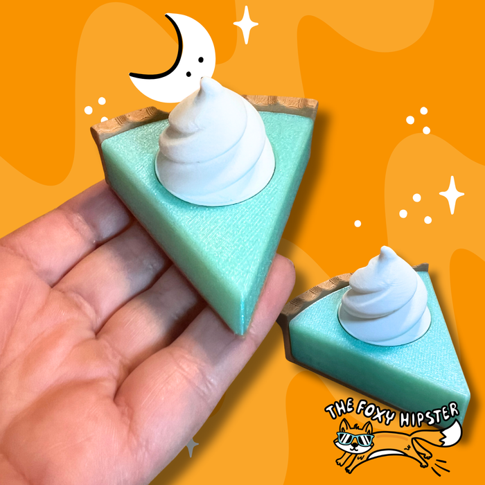 Baja Pie Fidget Toy Clicker Keychain