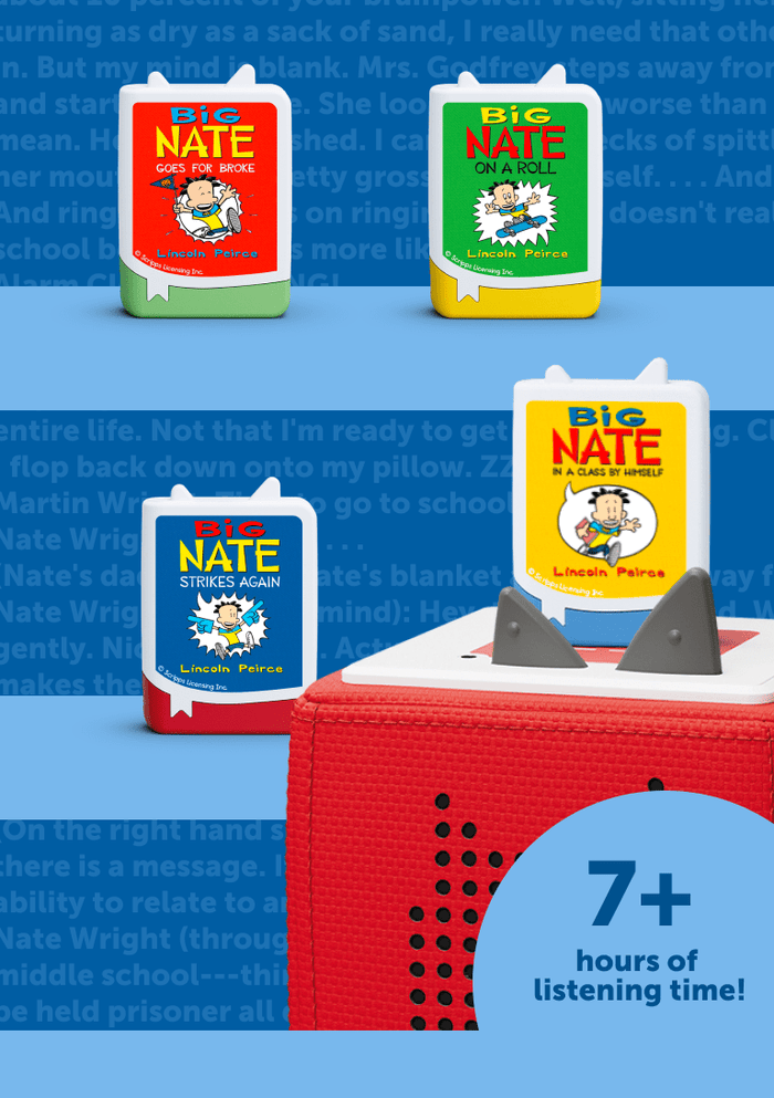 Big Nate Audiobook Tonies - 4 Pack | Illustration