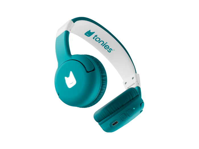 Bluetooth Tropical Teal Headphones | transparent
