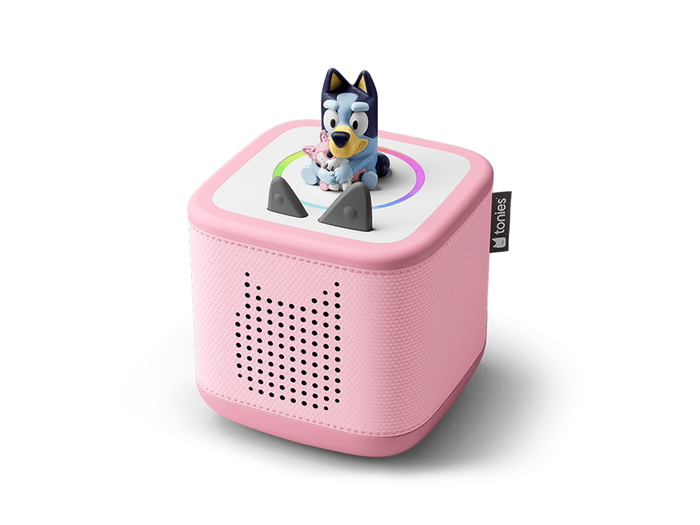 Toniebox 2, an audio player for kids with Bluey audio figurine