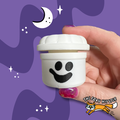 Boo Bucket Ghost Fidget Toy Clicker Keychain Bag Charm