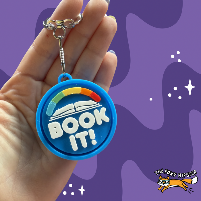 Book IT Fidget Toy Clicker Keychain