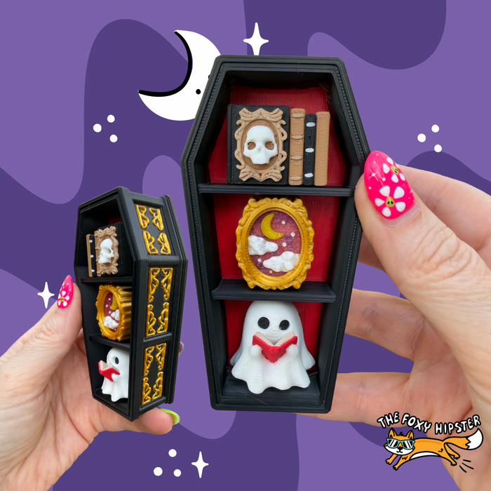 Bookshelf Coffin Option 2 Spooky  Fidget Clicker