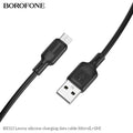BOROFONE BX113 Lenny Silicone USB-A to Micro Charging Data Cable 1M