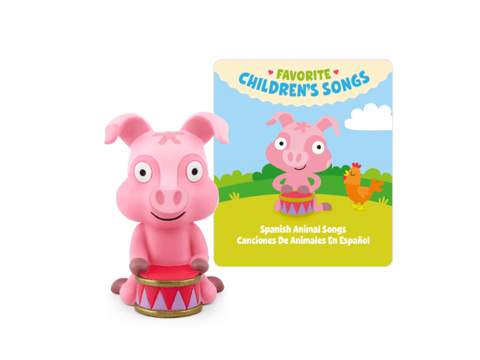 Canciones Infantiles Favoritas: Canciones De Animales En Español Tonie audio figurine with content illustration