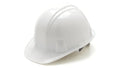 White cap style hard hat for industrial and construction safety