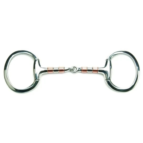 Cavalier Copper roller Eggbutt Snaffle Bit
