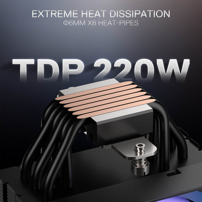 CC2312 ARGB Single Tower CPU Air Cooler