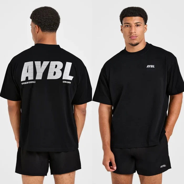 Classic Logo Strength Fitness Brand T-shirt Cotton Graphic Tee Men Women Summer Streetwear