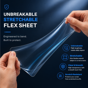 Clear Diamond Flex Unbreakable Membrane Tablet For Samsung Galaxy Tab S10 FE Plus 13.1 Inch