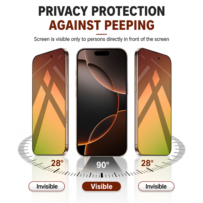 ColorShield Rainbow Privacy Tempered Glass For Apple iPhone 13 Pro