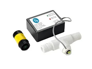 Deionizer purity light kit with sensor, yellow filter cartridge, and control box