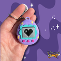 Digital Pet Fidget Toy Clicker Keychain