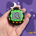 Digital Pet Spooky Halloween Ghost Fidget Toy Clicker Keychain