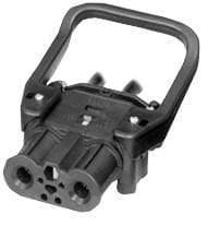 DIN 160 amp connector kit socket, black industrial power connector