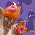 Donut Fidget Clicker Keychain