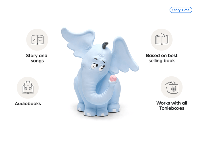Dr. Seuss Horton Hears a Who! Tonie audio figurine, inspiring audio journeys and imaginative play
