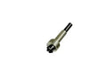 Metal drill bit for electrolyte monitor installation, isolated on white background