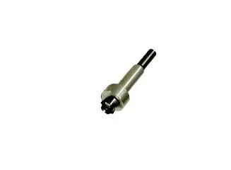 Metal drill bit for electrolyte monitor installation, isolated on white background