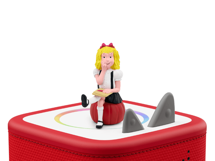 Eloise Tonie on a Red Toniebox