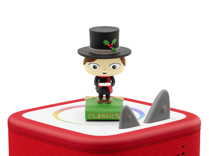 Favorite Classics: A Christmas Carol & Tales Tonie on a Red Toniebox
