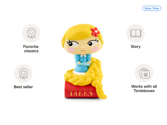 Favorite Tales Rapunzel & Other Fairy Tales Tonie audio figurine, inspiring audio journeys and imaginative play
