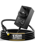 FEDUS 12V 2Amp DC Power Supply Adapter Converter, 12 Volt 2A SMPS for CCTV Camera, Routers, DVR, NVR, LCD Monitor, TV, LED Strip Light, Setup Box, Broadband, AC Input 100-240V, DC Output 12v 2Amps FEDUS