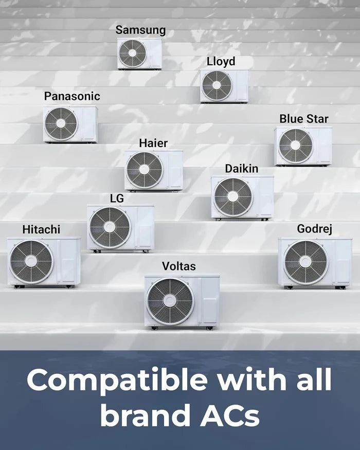 FEDUS 18 inches Heavy Duty Air Conditioner Outdoor AC Stand, Outdoor unit AC wall Mounting Bracket Stand for 1 Ton, 1.1 Ton, 1.2 Ton, 1.5 Ton, 2 Ton AC, HVAC, Compressor Split ( 300kg weight capacity) FEDUS
