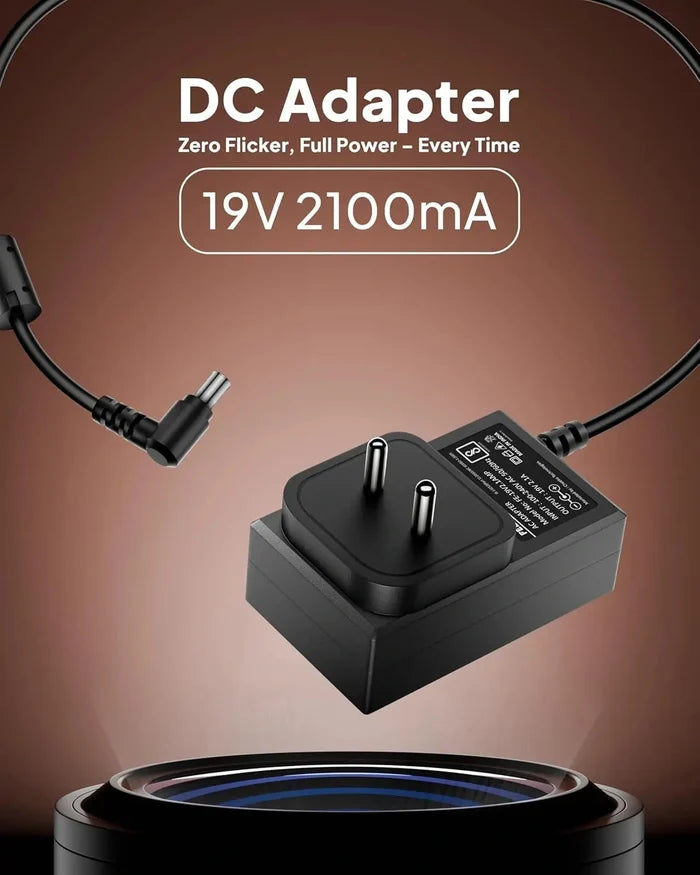 FEDUS BIS Certified 19V 2.1Amp Adapter for LG Monitor, Power Supply Cord of HDTV, LCD LED Monitor & TV Compatible for 19” 20” 21.5” 24” 27” 29” 32Inch TV, Input: 220V-50Hz 50mA Output 19V/2.1A FEDUS