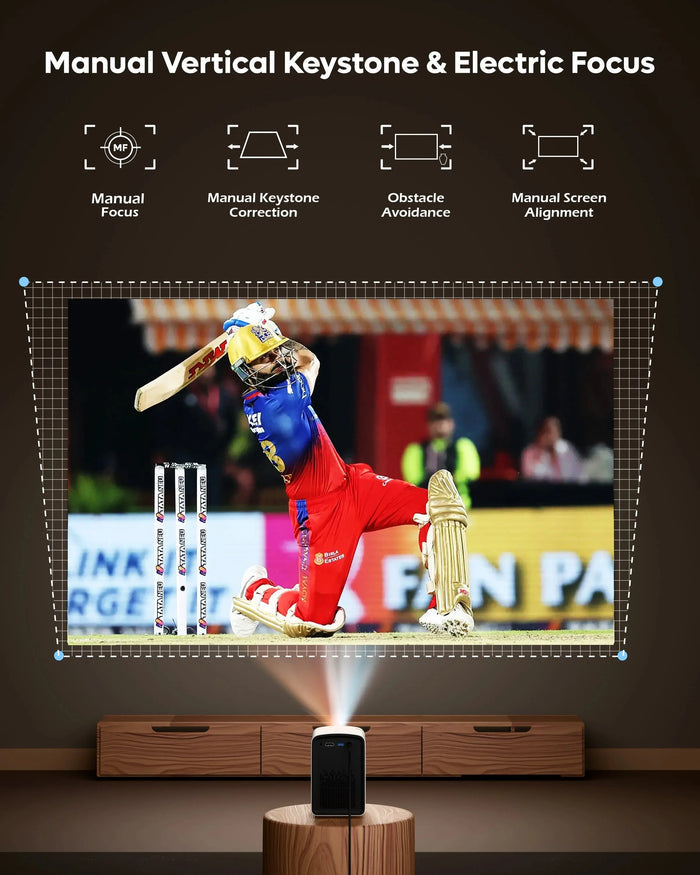 FEDUS Smart LED Projector – Home, Office & Outdoor Entertainment FEDUS