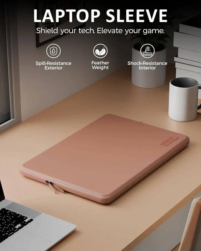 FEDUS MONARC Designer Premium Vegan Leather Laptop Sleeve Bag Case, Shockproof Office Laptop Cover Pouch Accessories Carrying Bag for MacBook, HP, Dell, Lenovo, Asus for Men & Women FEDUS