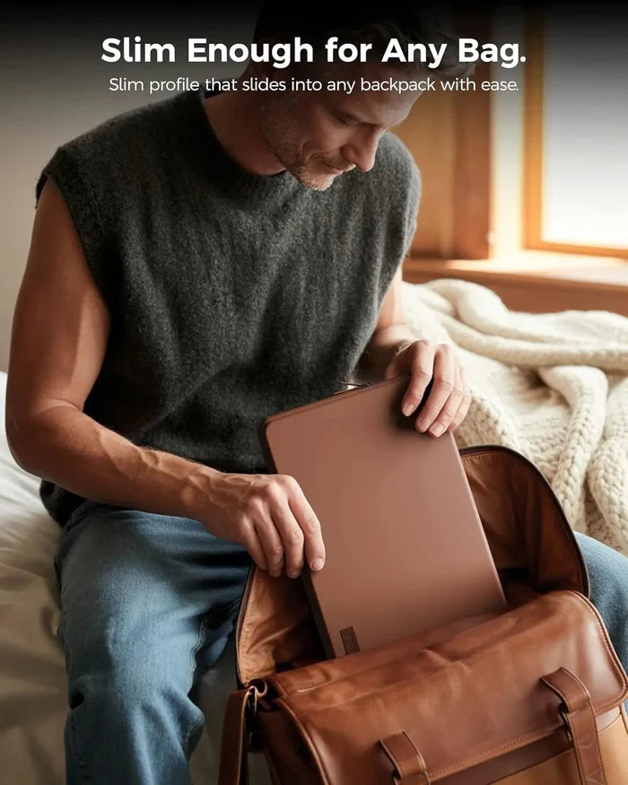FEDUS MONARC Designer Premium Vegan Leather Laptop Sleeve Bag Case, Shockproof Office Laptop Cover Pouch Accessories Carrying Bag for MacBook, HP, Dell, Lenovo, Asus for Men & Women FEDUS