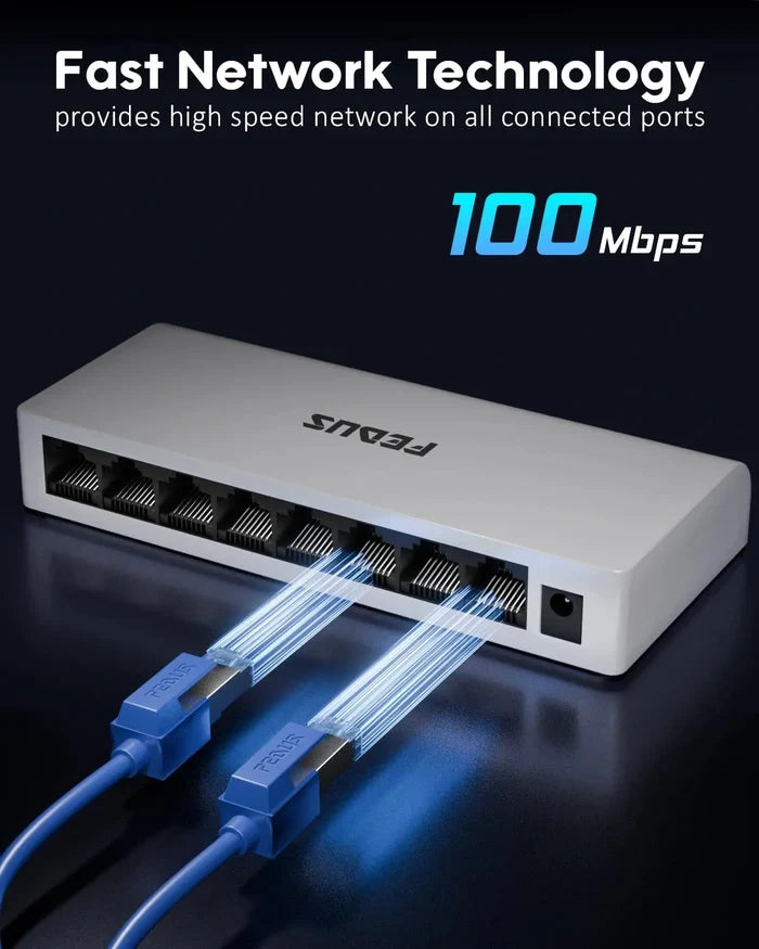 HUB with multiple ports and cables on a dark background, featuring the brand 'PEALIS'.
