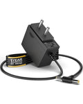 FEDUS VOLTURA 5V 1A DC Power Adapter (2 Meter Long Wire) | 5 Volt 1 Amp AC to DC Charger for Set Top Box, CCTV, Router, LED Strip | Dual Connector (5.5mm & 4.0mm Pin) | Surge Protection & ABS Body FEDUS