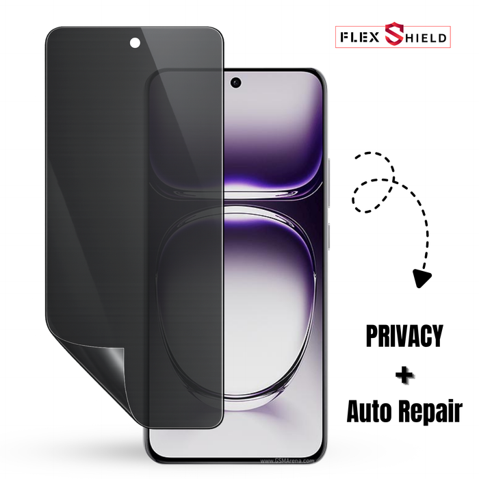 Flexshield Self Healing Privacy Screen Protector With Korean Glue for Oppo Reno 16C