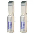 pair of metal fusion contact tips with blue label, electrical power accessories