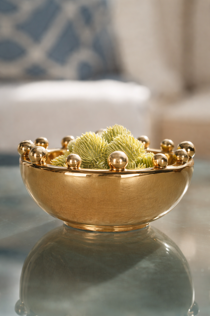 Gold Trinket Bobble Bowl
