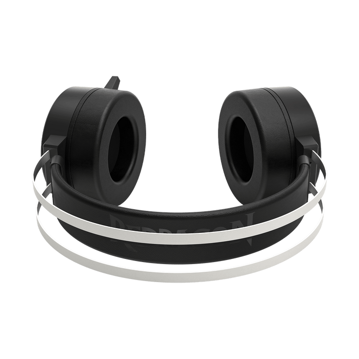 Redragon H314 RGB Gaming Headset - Wired Computer Headset with 40mm Drivers, USB Connection, Lightweight Design, and Soft PU Leather Ear Cushions for Ultimate Comfort