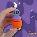 Halloween RIP Tombstone Cupcake Fidget Toy Clicker