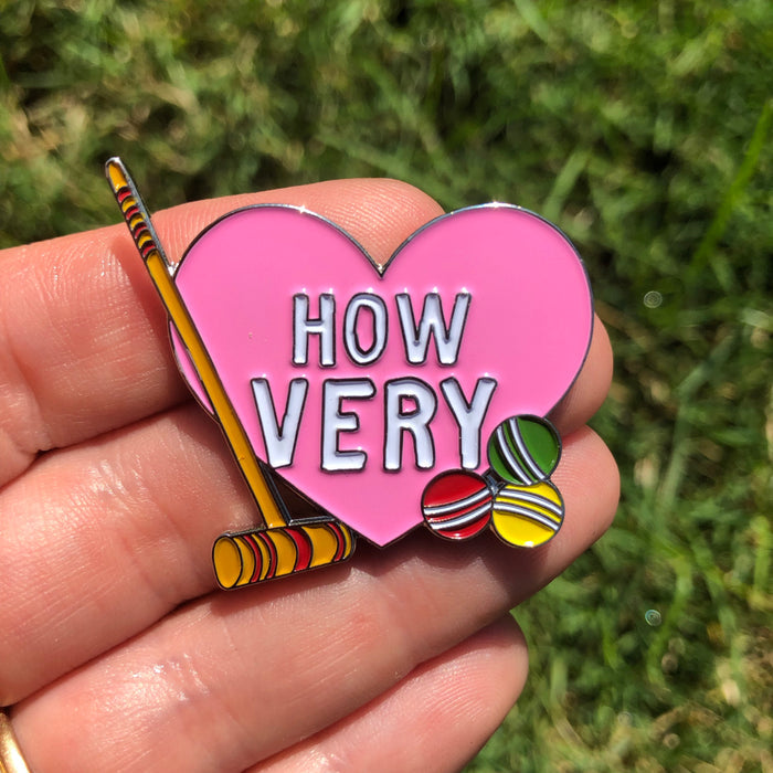 How Very Heathers Enamel Pin